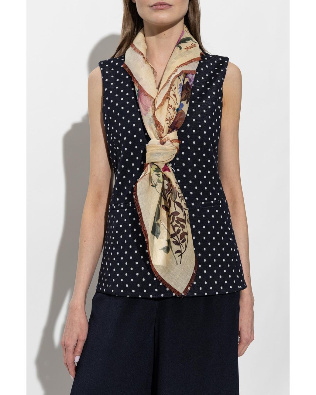 Max Mara Natural Scarf 'Moneta'