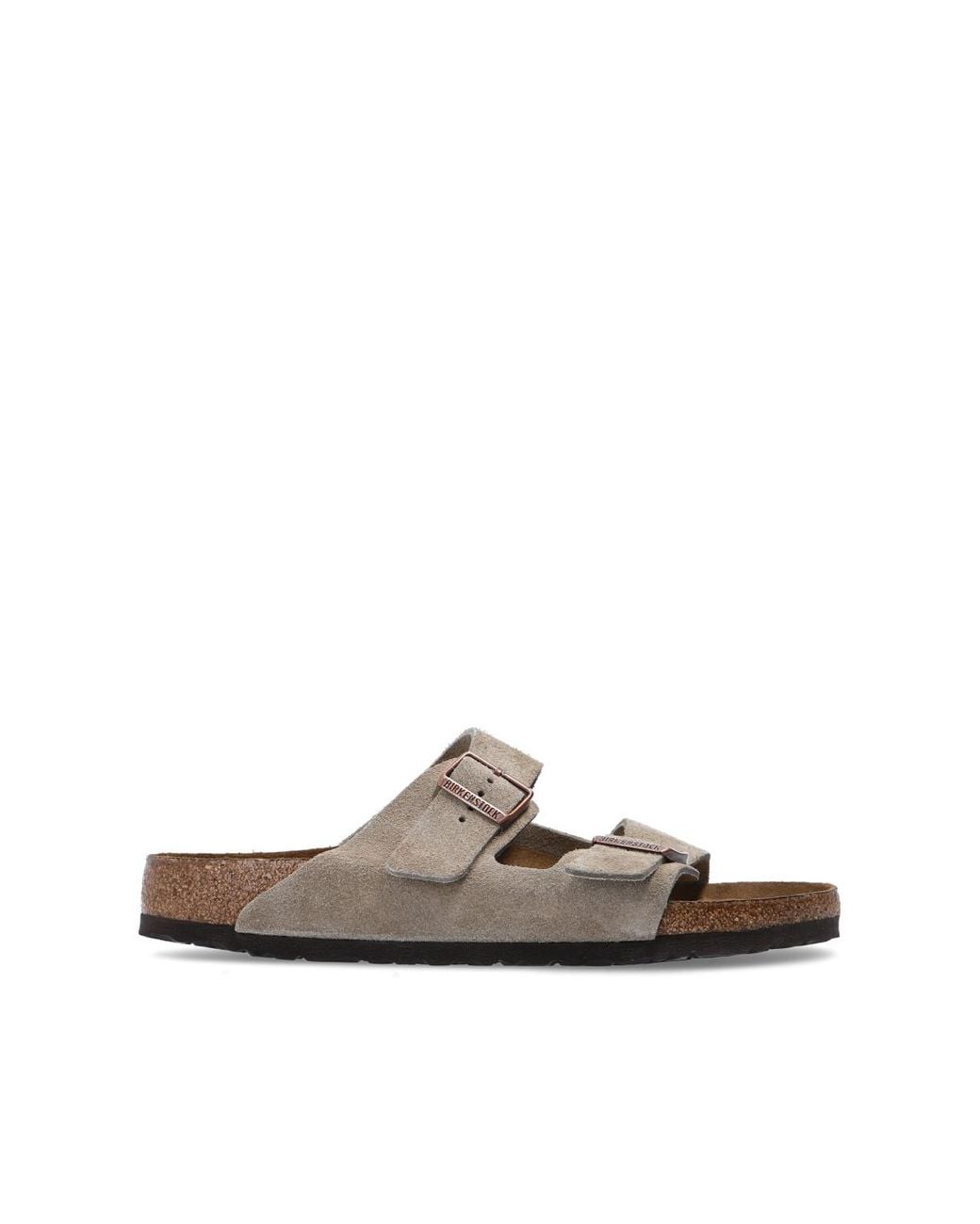 Birkenstock Natural Suede Sandals 'Boston Bs' for men