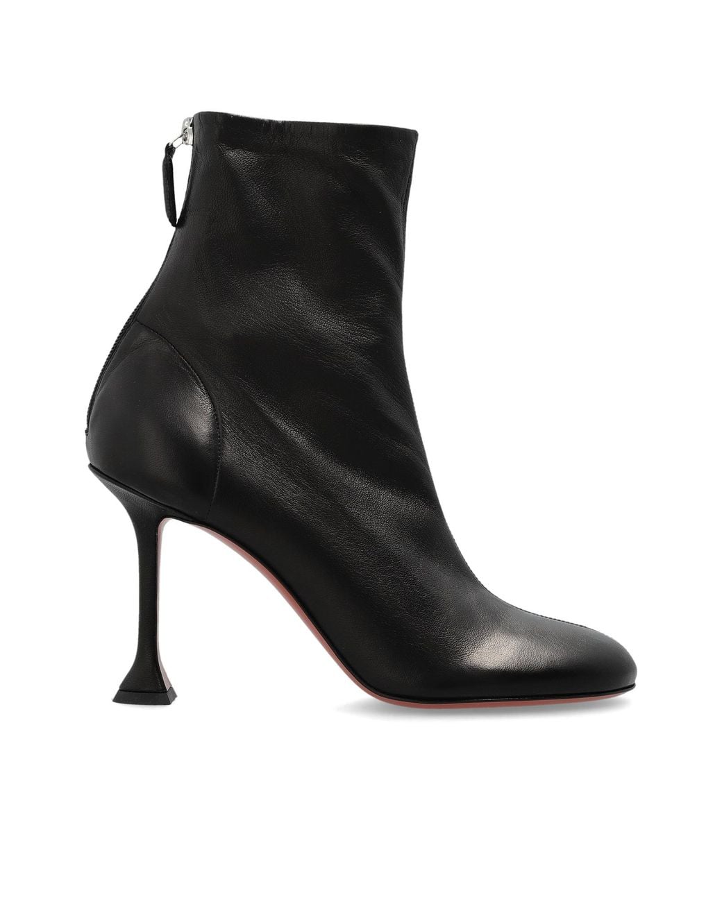 AMINA MUADDI Black 'Iris' Heeled Ankle Boots