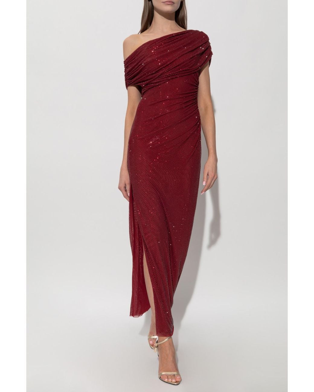 Self-Portrait Red Sequin Dress