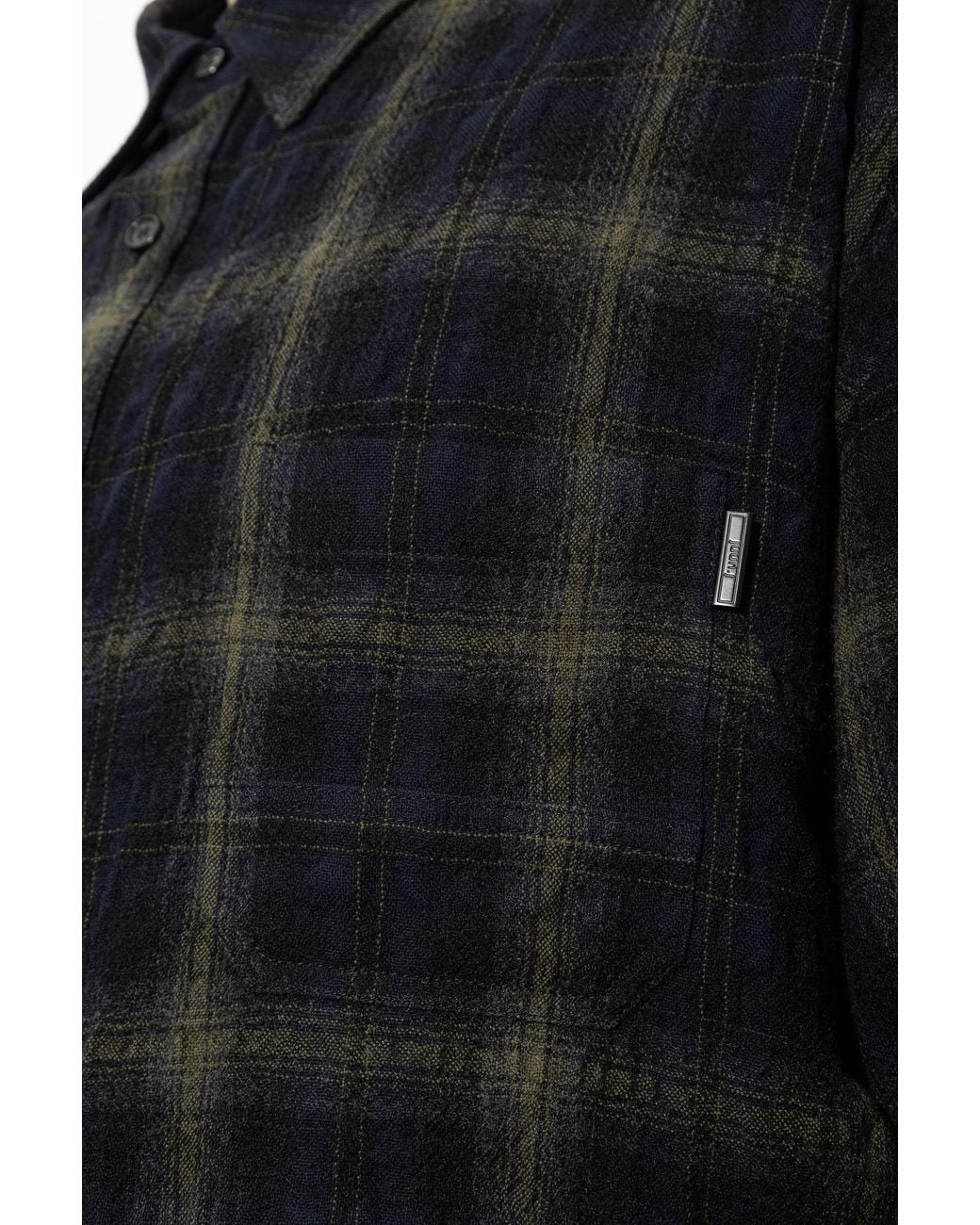 Juun.J Black Checked Shirt for men