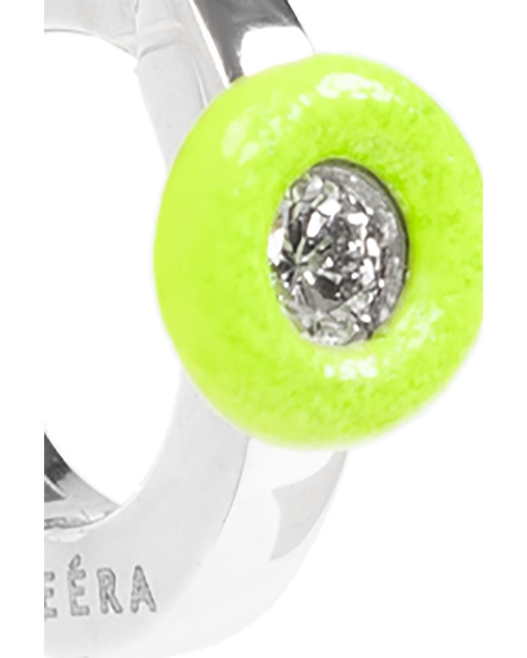 Eera Black Single Earring