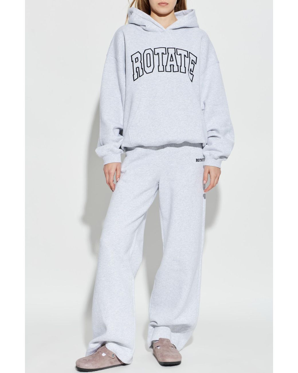 ROTATE BIRGER CHRISTENSEN Gray Hoodie