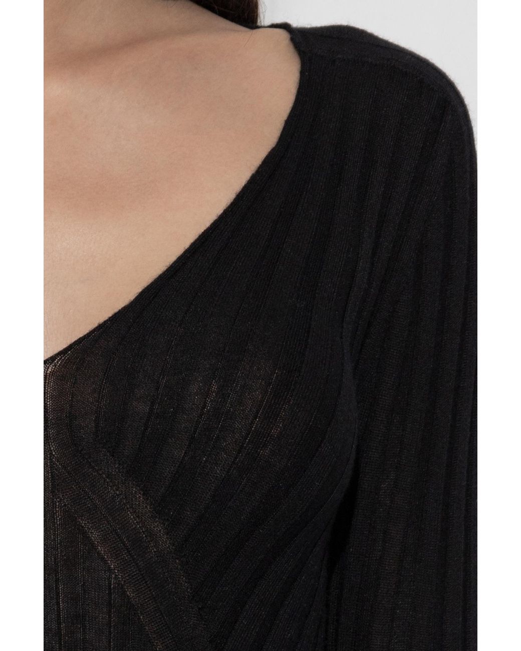 Jil Sander Black Fitted Top