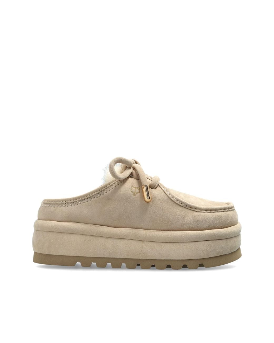 Naked Wolfe Brown Suede Platform Shoes 'Blizzard'