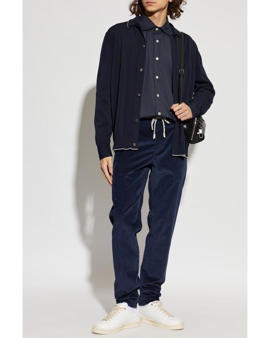 Eleventy Blue Classic Shirt for men