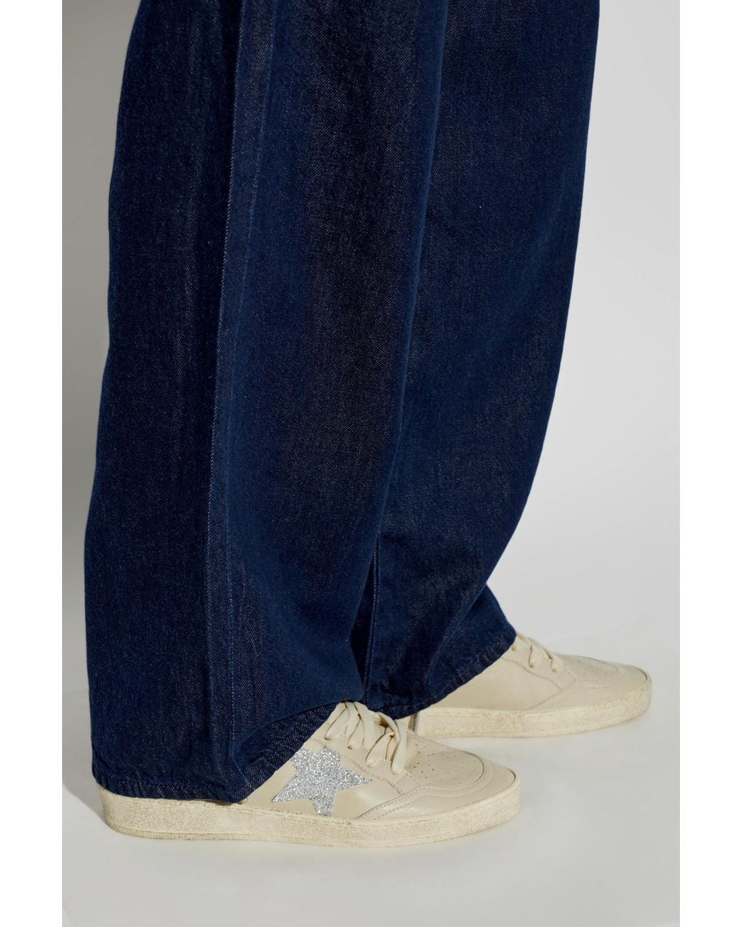 Golden Goose Deluxe Brand Natural 'Ball Star' Sports Shoes