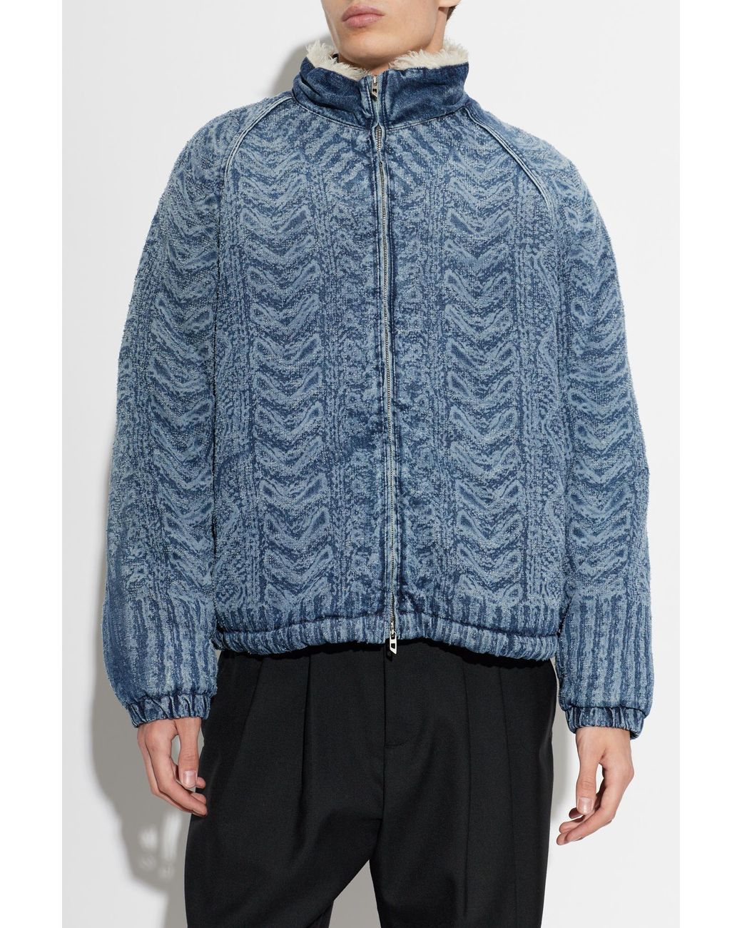 DIESEL Blue Insulated Jacket 'D-Kraps-S' for men