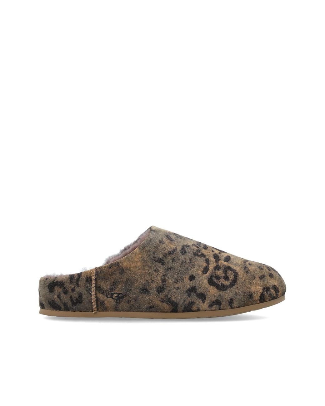 Ugg Brown Suede Shoes 'Elea Spotted Slip-On'
