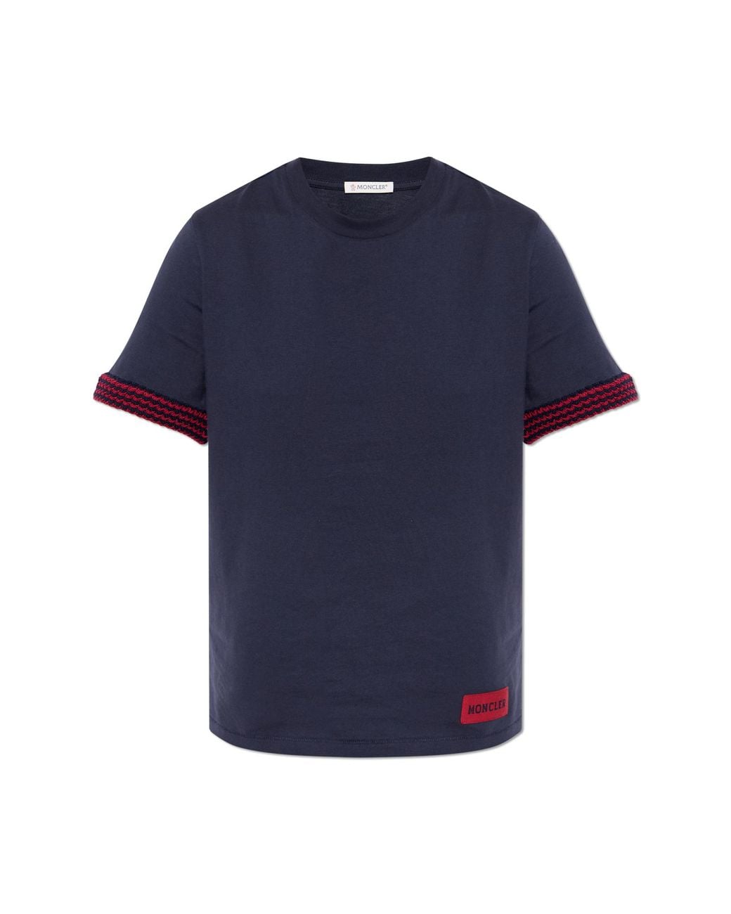 Moncler Blue T-Shirt With Logo