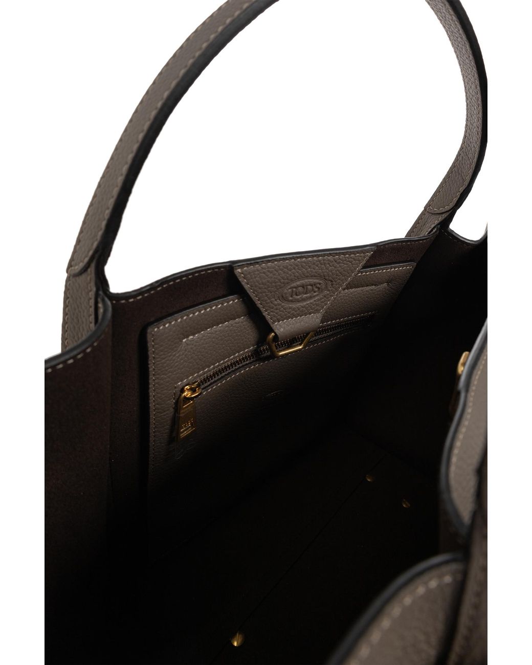 Tod's White Leather Bag 'Tim Small'