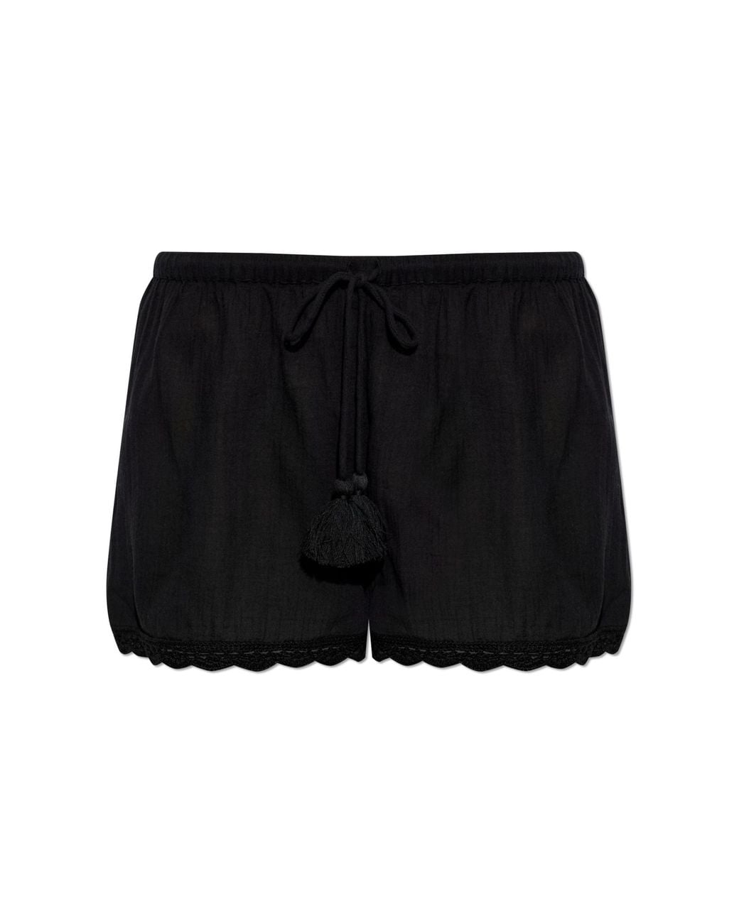 Ulla Johnson Black 'Aran' Shorts