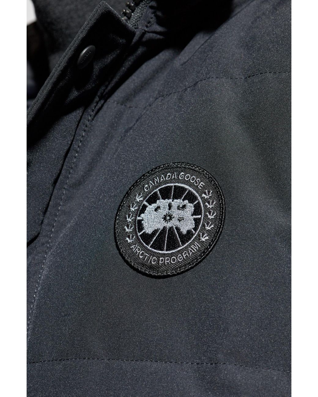 Canada Goose Black Puffer Vest 'Garson' for men