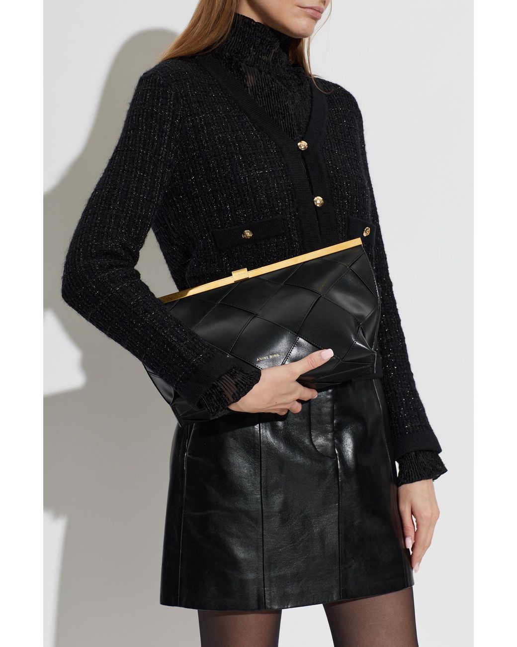 Anine Bing Black Clutch 'Anine'