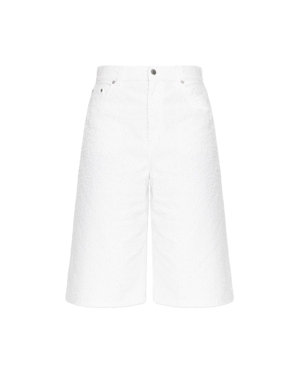 Stella McCartney White Denim Shorts