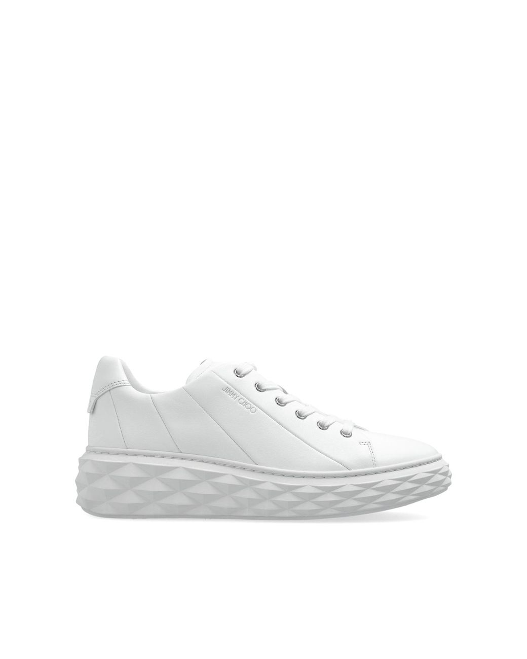 Jimmy Choo White Sneakers Diamond