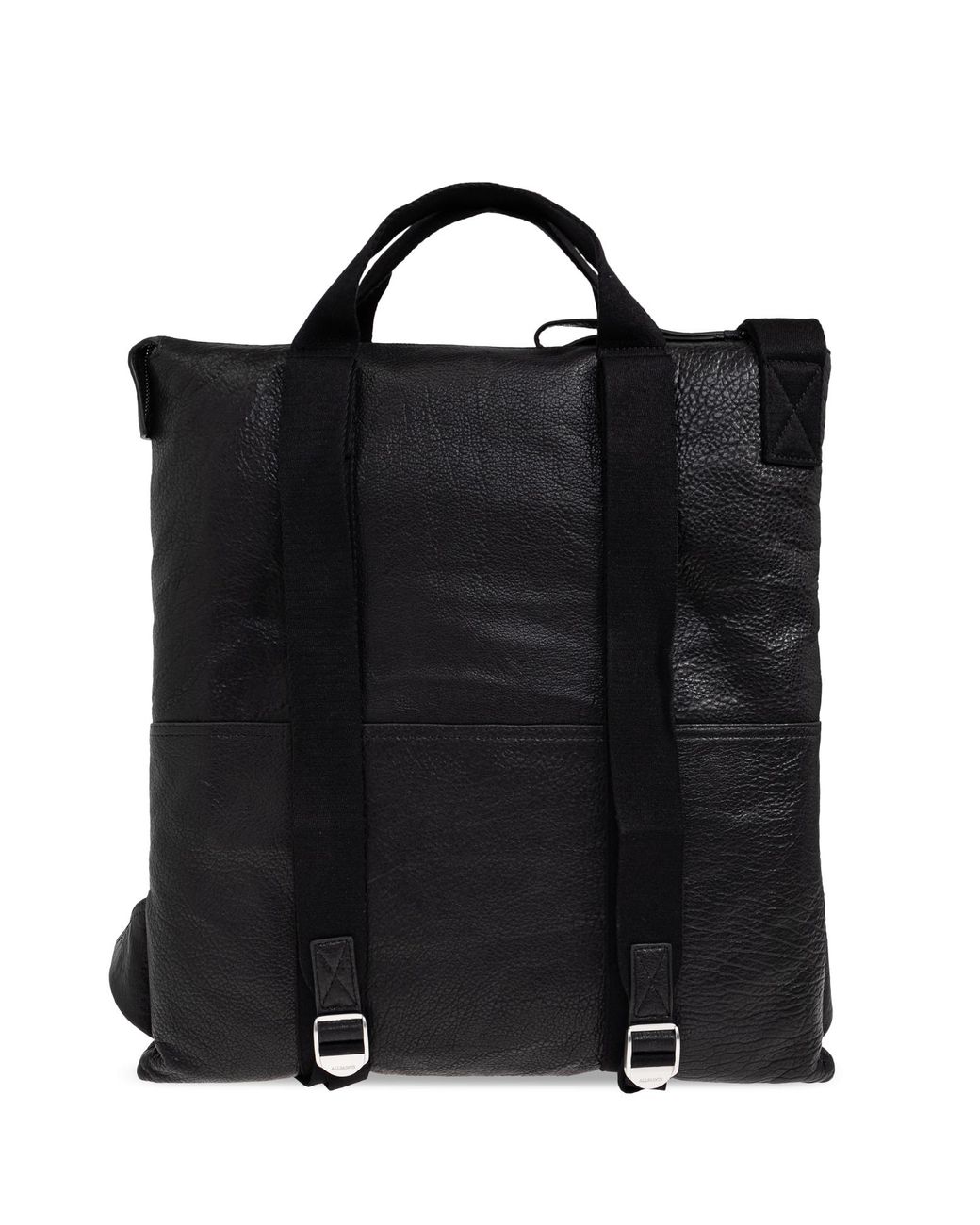 AllSaints Black Leather Backpack 'Kei' for men