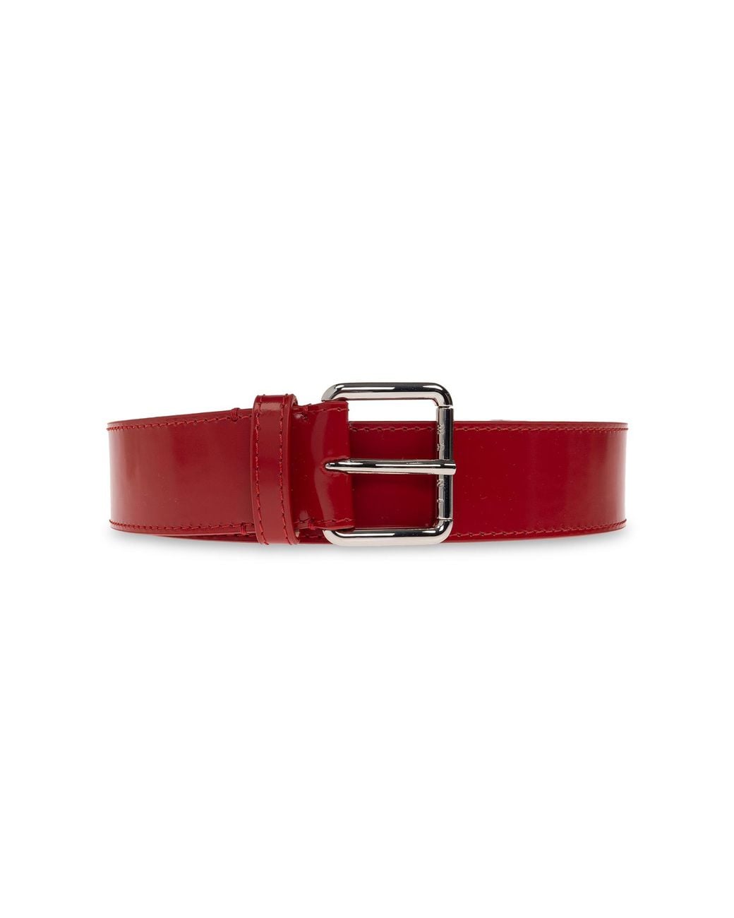 Marni Red Leather Belt