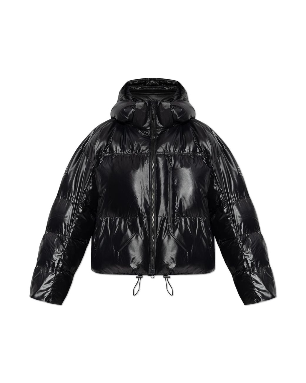 Adidas By Stella McCartney Black Padded Jacket With Logo