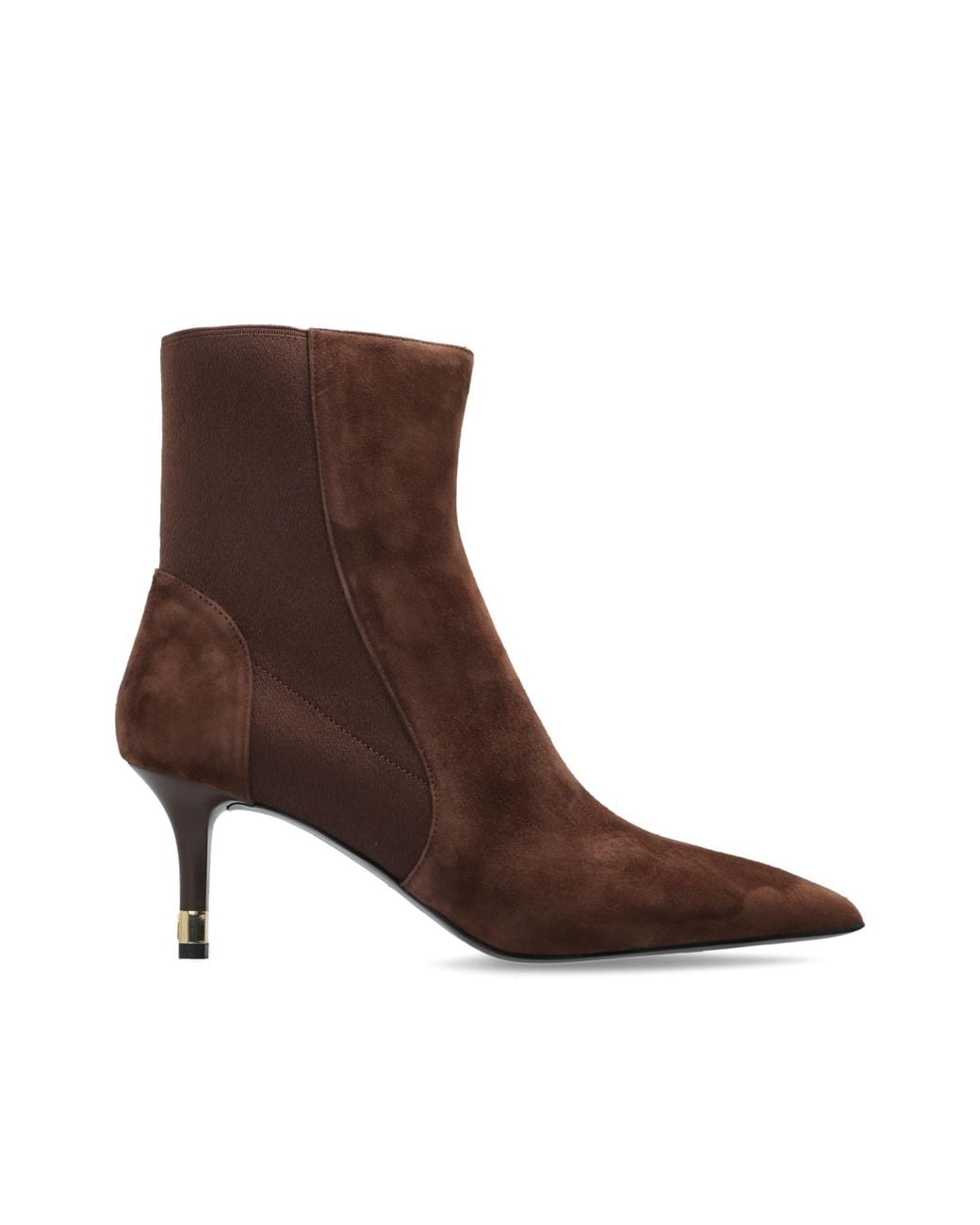 Furla Brown 'Aria' Heeled Ankle Boots