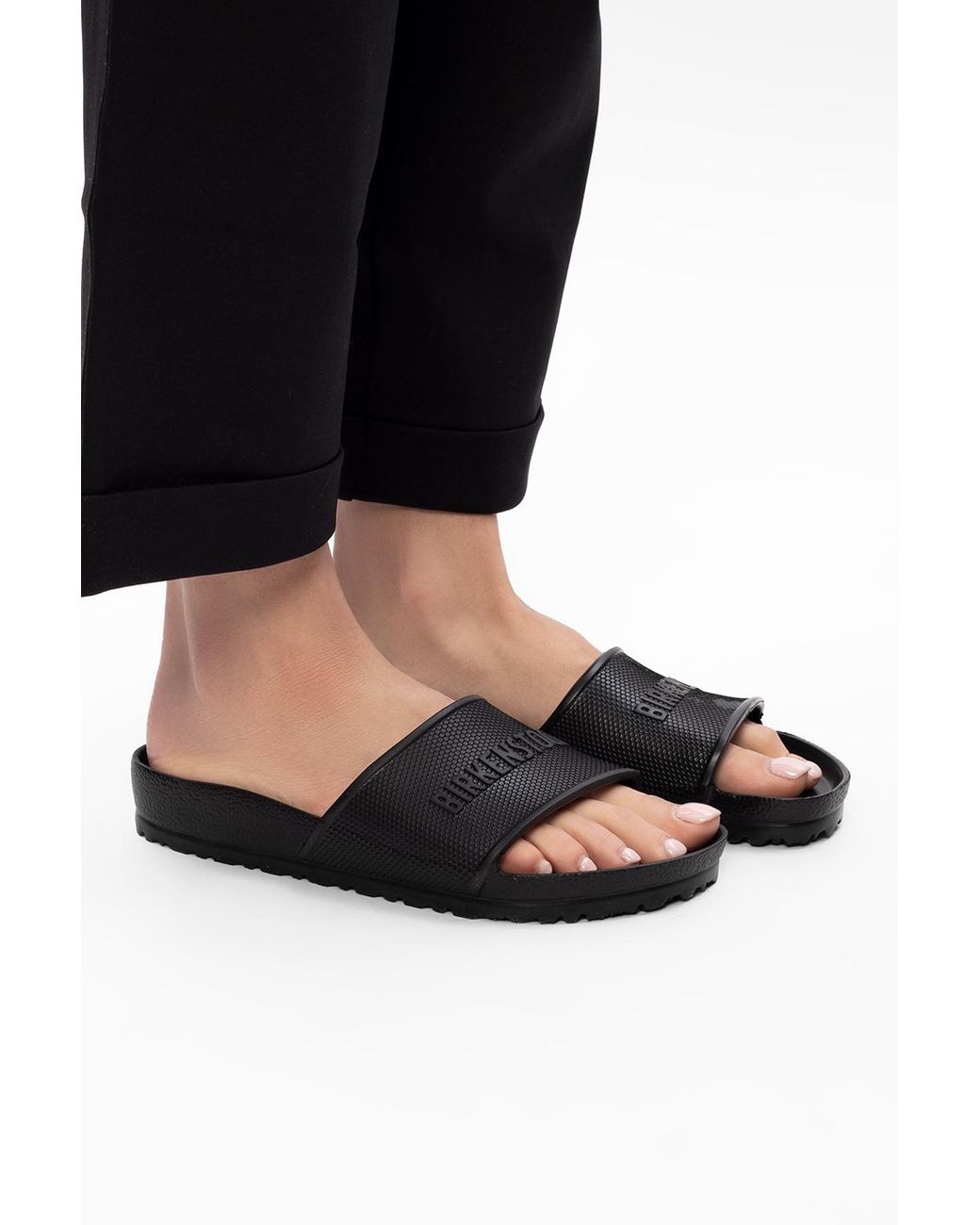 Birkenstock barbados eva black hot sale