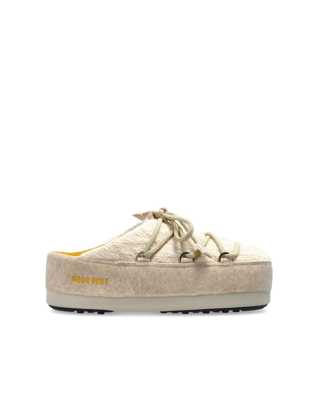 Moon Boot White Icon Space Racing Shoes
