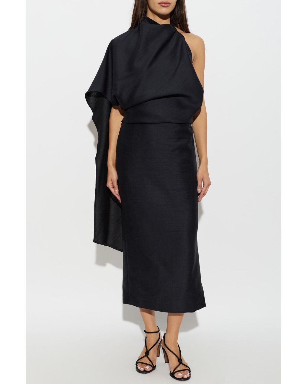 Rohe Black Dress With Open Back