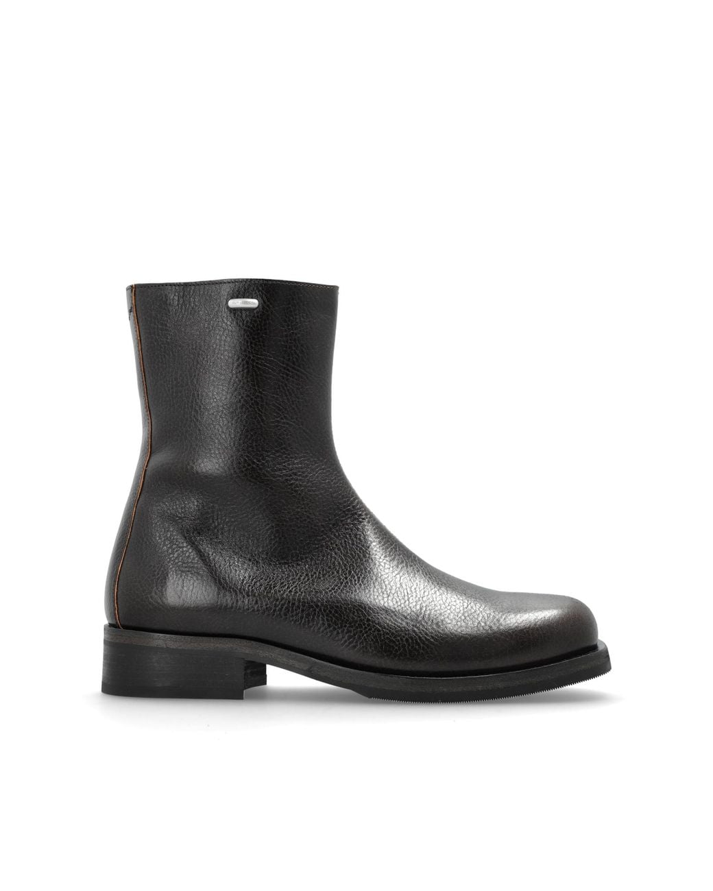 Our Legacy Black 'Camion' Leather Ankle Boots for men