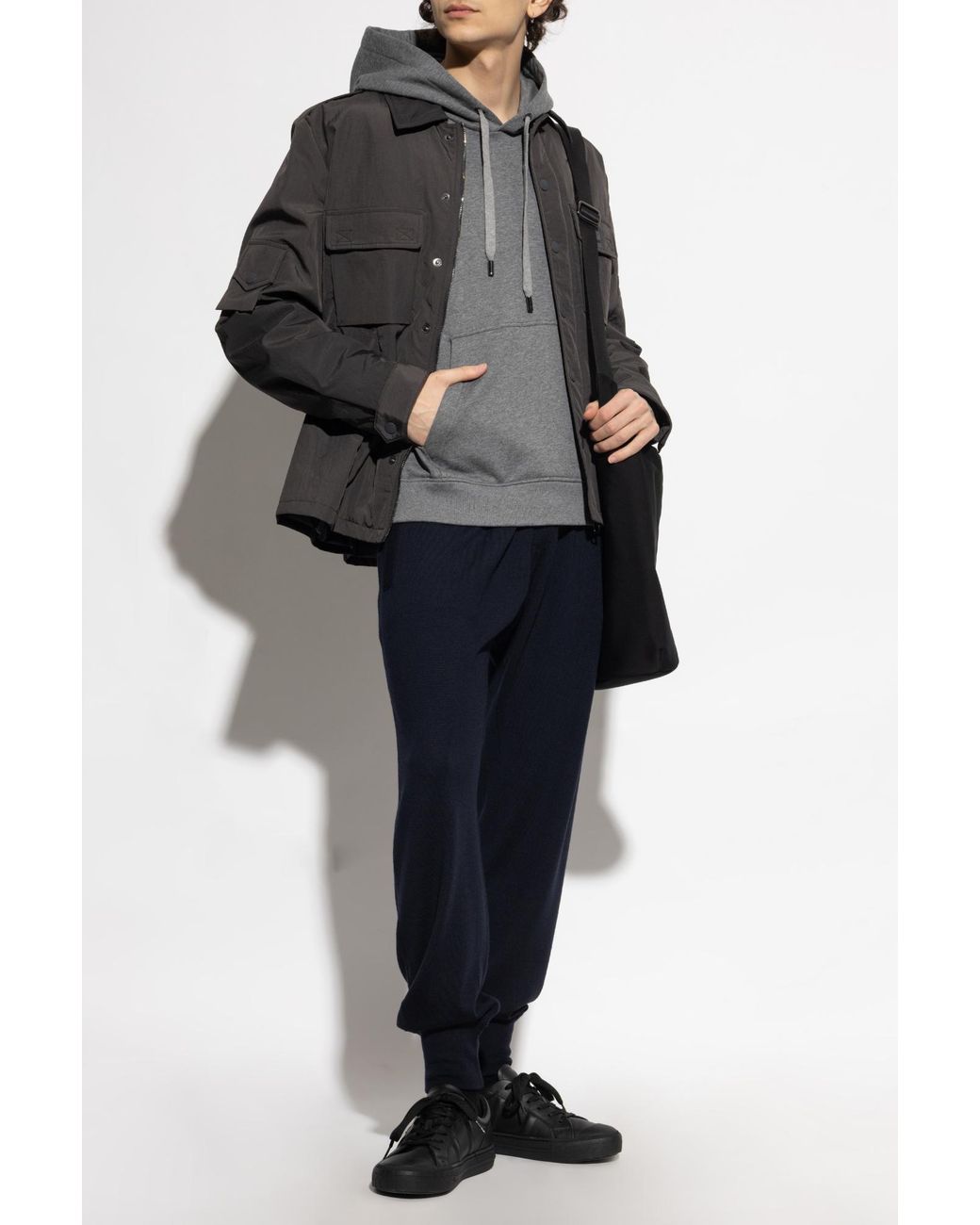 Dolce & Gabbana Gray Jacket With Pockets for men