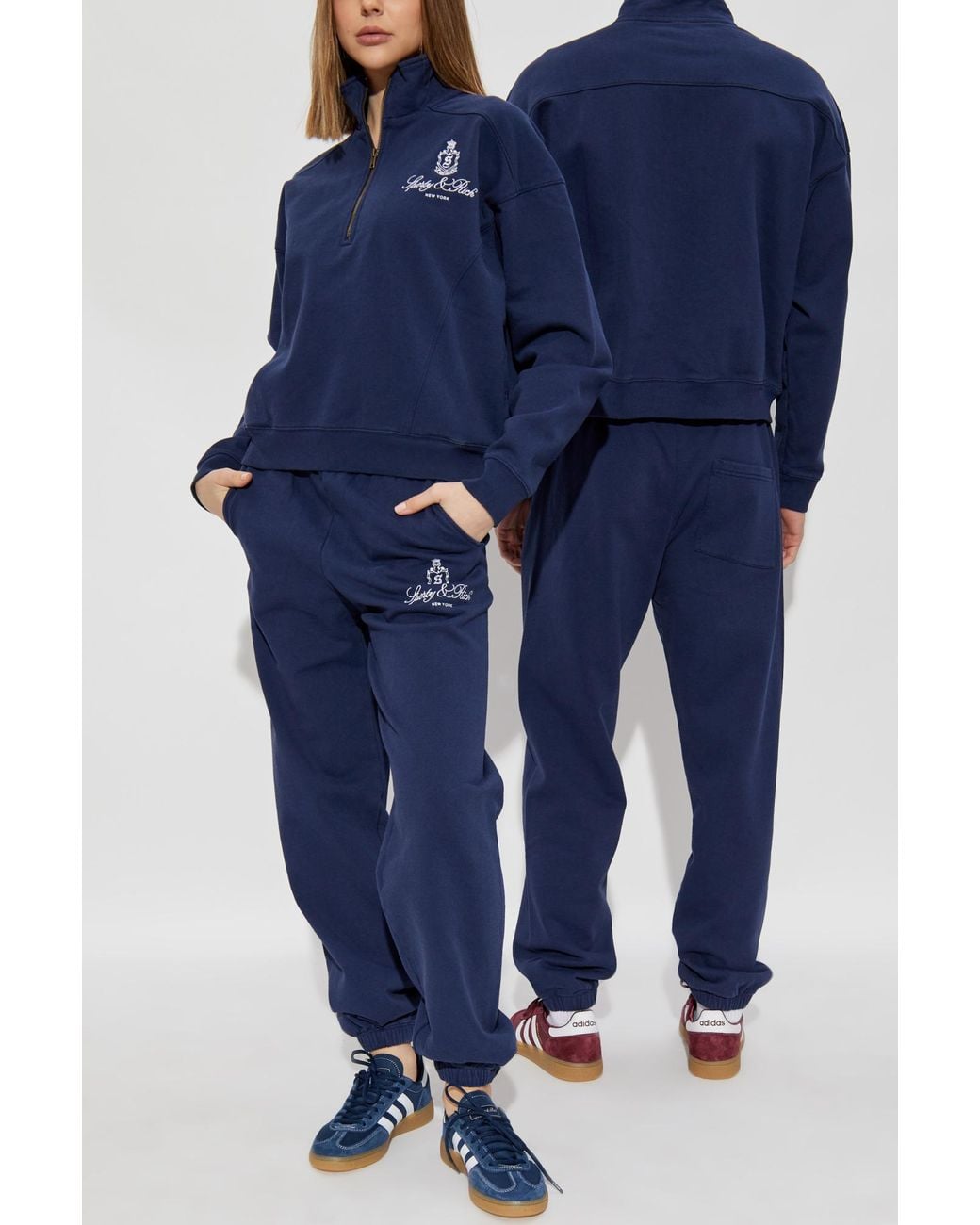 Sporty & Rich Blue Sweatpants From The Preppy Collection