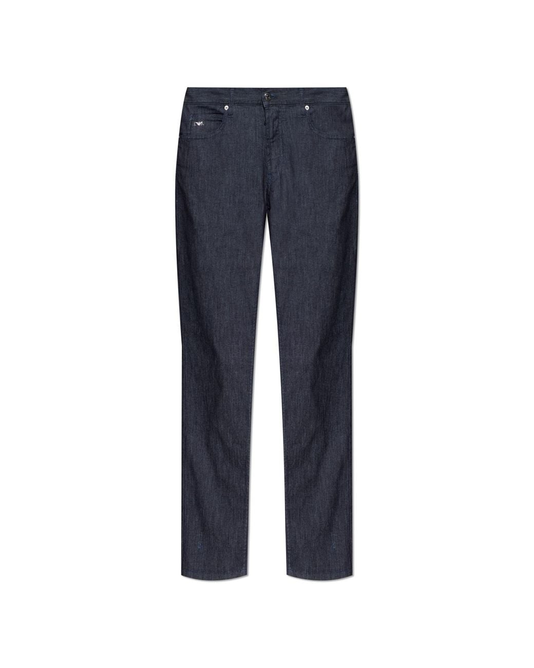 Emporio Armani Blue Tapered Leg Jeans for men