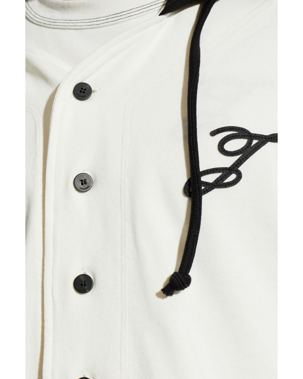 Jacquemus White Sweatshirt 'Letro' for men