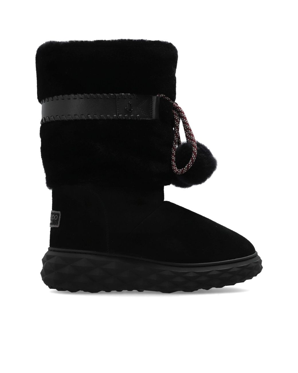Jimmy Choo Black 'Cobi' Knee-High Boots