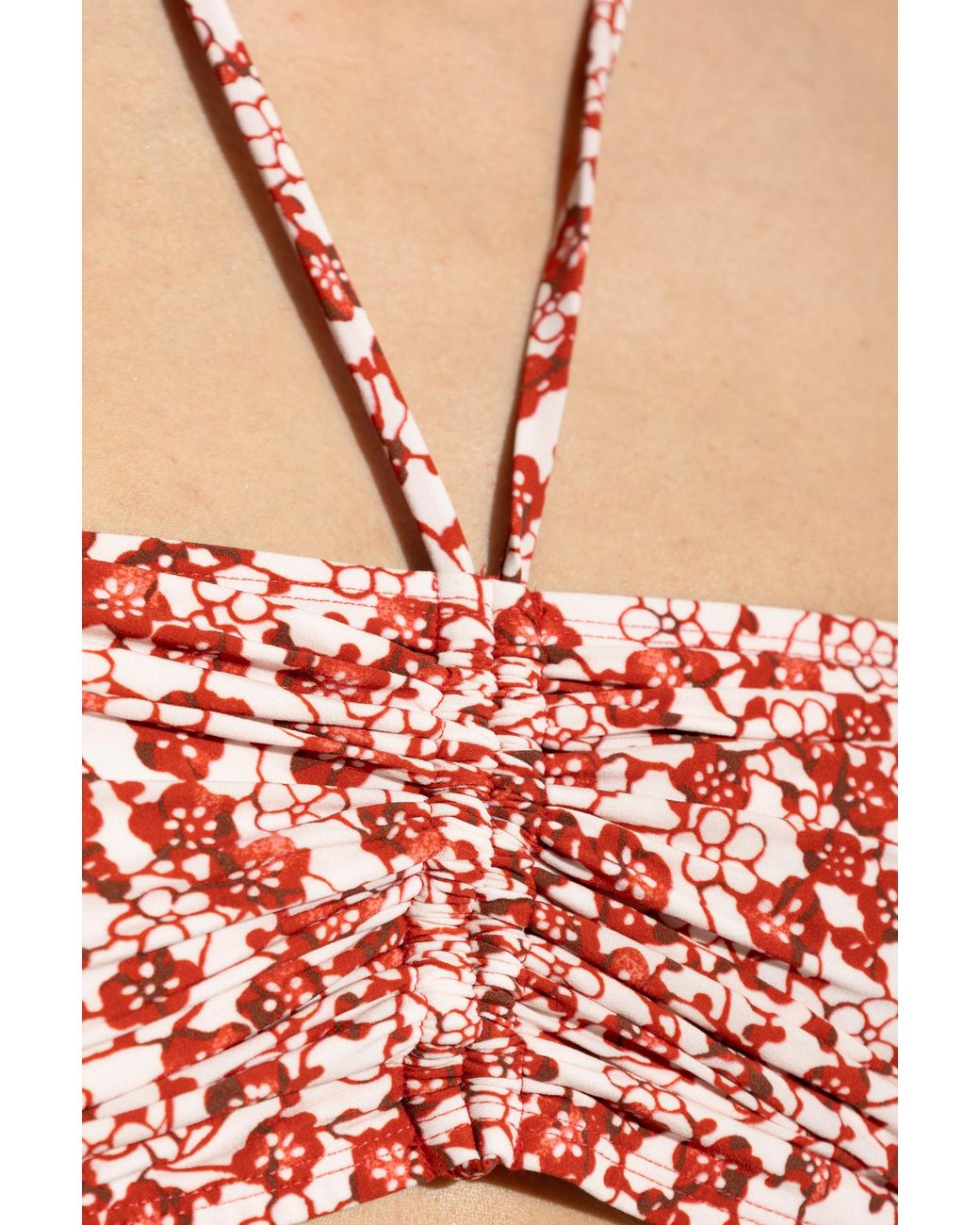 Isabel Marant Red Top Of The "Salma" Swimsuit