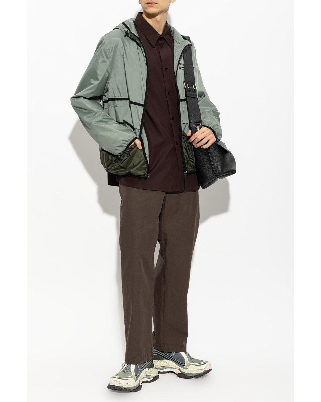 Marni Green Light Hooded Jacket for men
