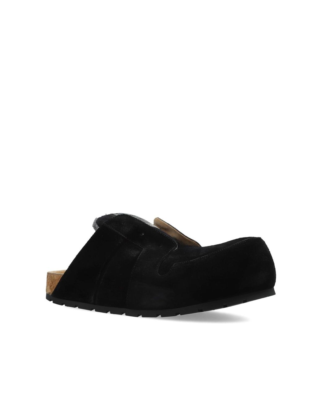 Balenciaga Black Suede Slides "Dumbo" for men