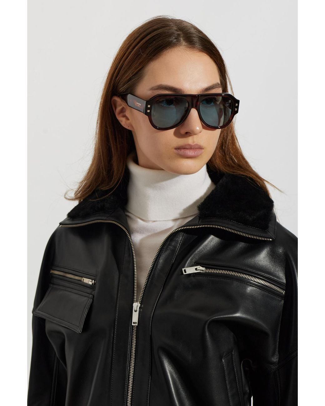 Balmain Blue 'Ingrid' Sunglasses