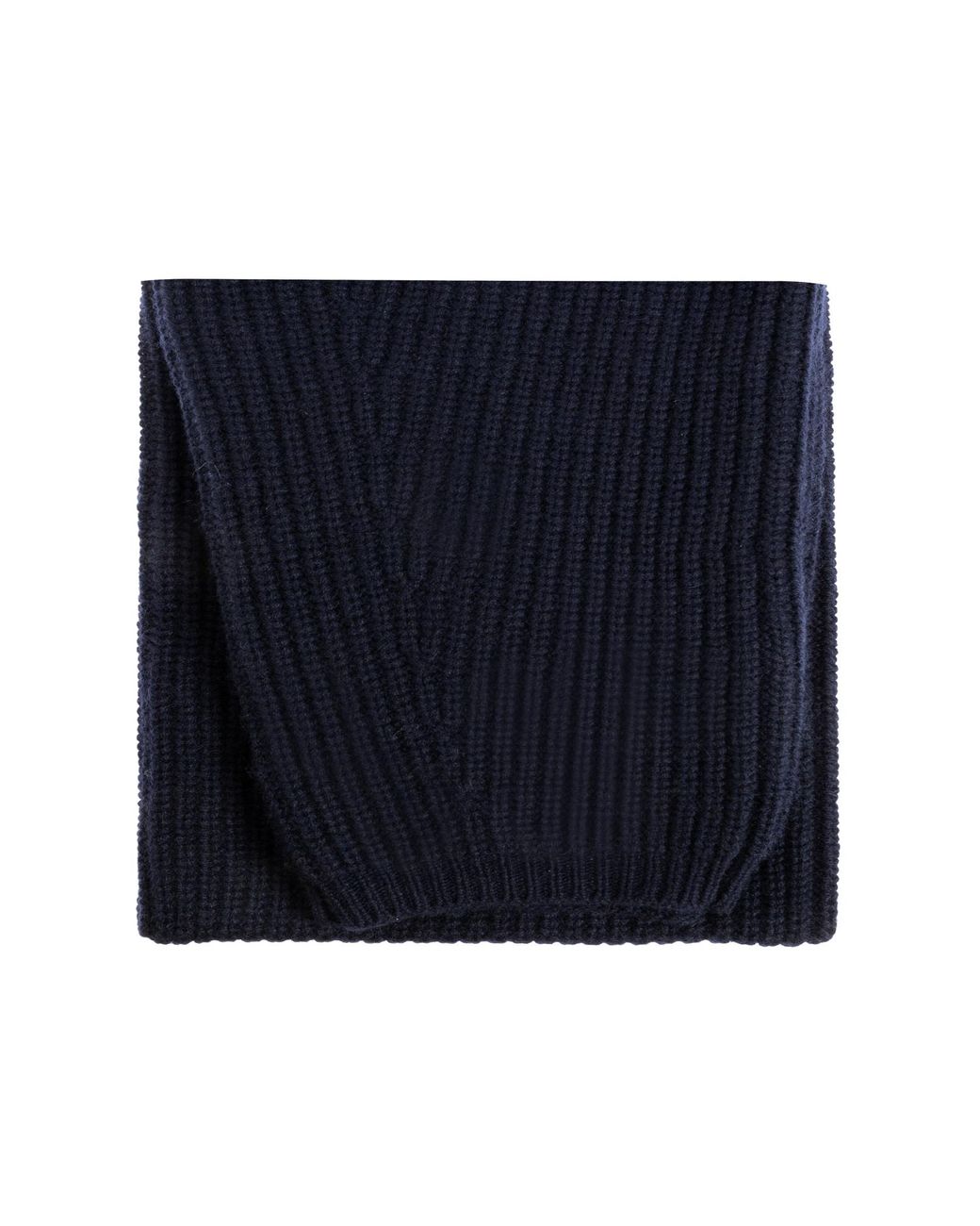 Lisa Yang Blue Scarf "Marseille" for men