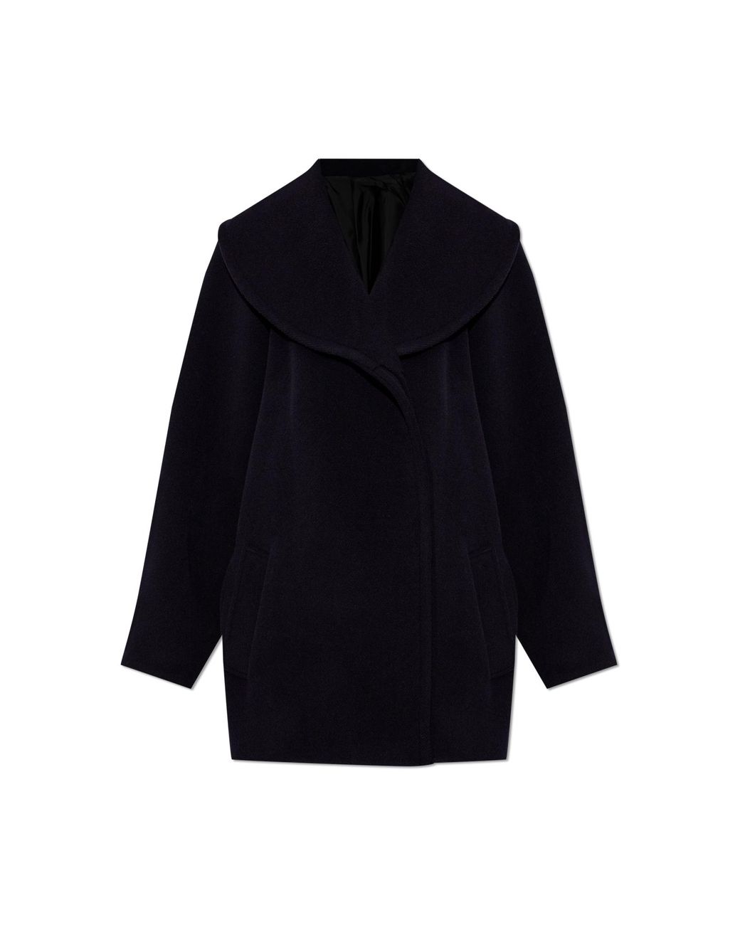 Alaïa Blue Wool Coat