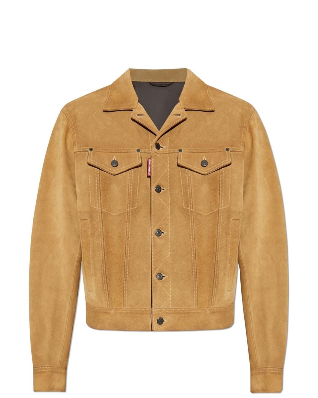 DSquared² Natural Leather Jacket for men