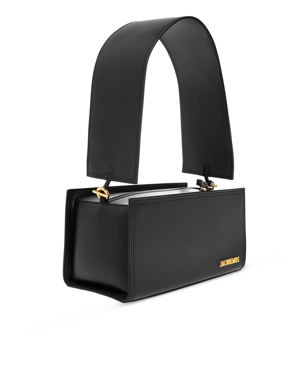 JACQUEMUS Le Rectangle ボックスバッグ ハンドバッグ Jacquemus 'le Rectangle' Shoulder Bag in Black | Lyst
