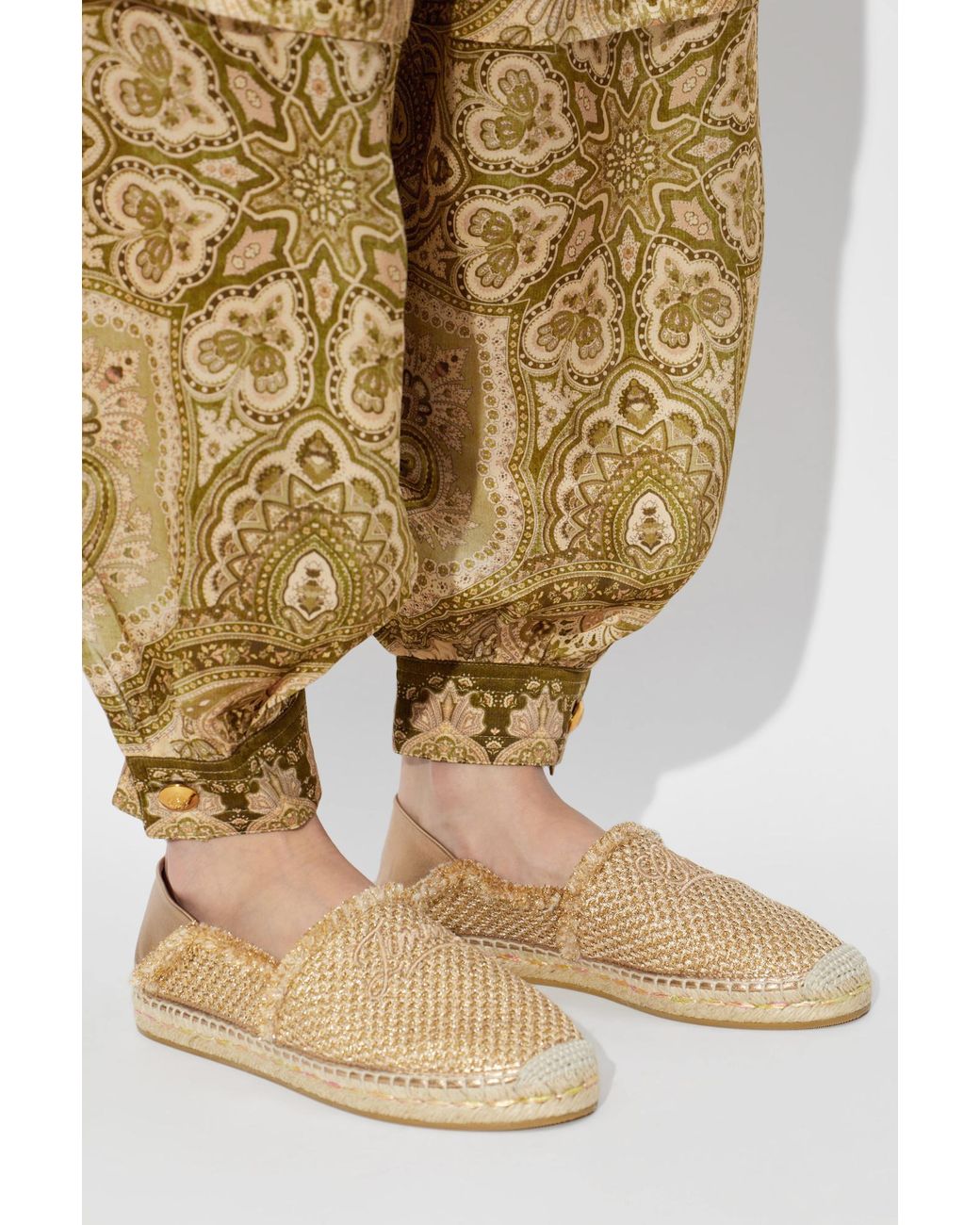 Jimmy Choo Natural Espadrilles 'Avi'