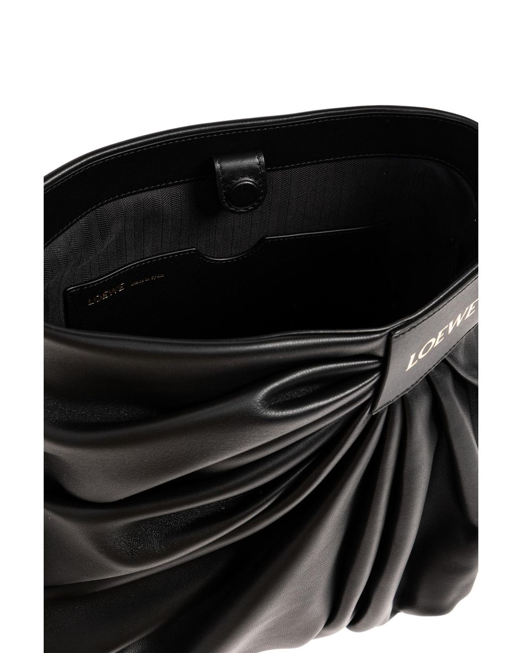 Loewe Black Shoulder Bag 'Draped'