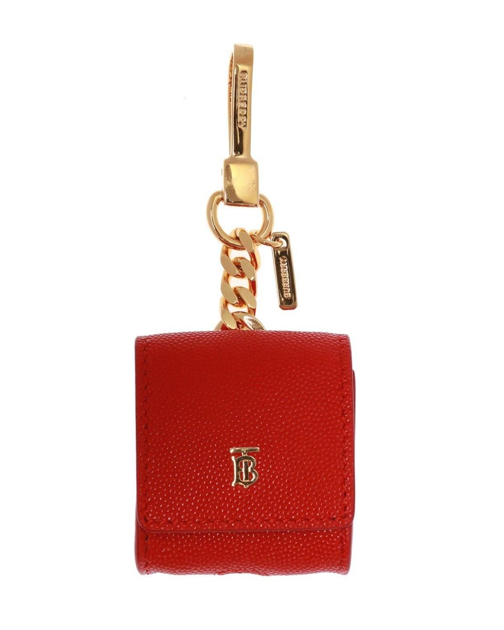 Burberry Airpods Case in Red | Lyst