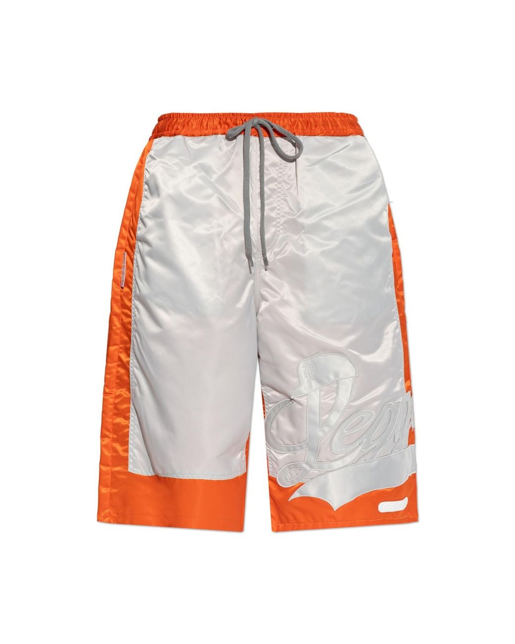 PDF Gray Shorts With Logo for men