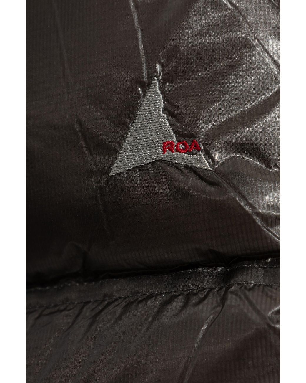 Roa Black Down Jacket With Hood for men