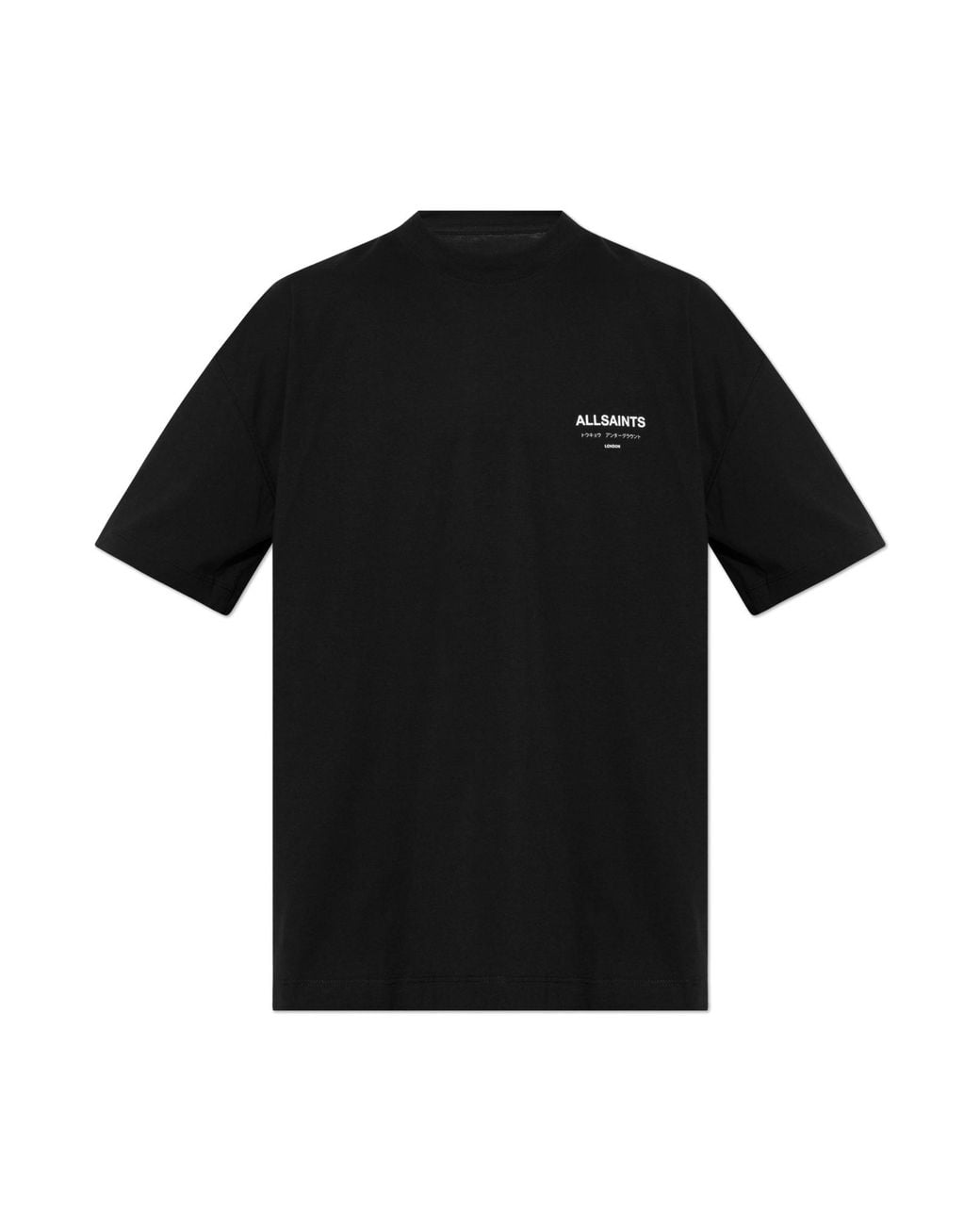 AllSaints Black T-Shirt Underground for men