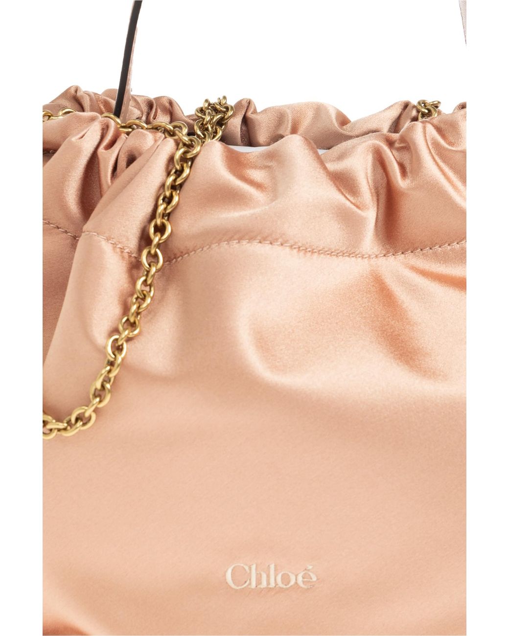 Chloé Natural Handbag "Icons Mini" Drawstring Bag