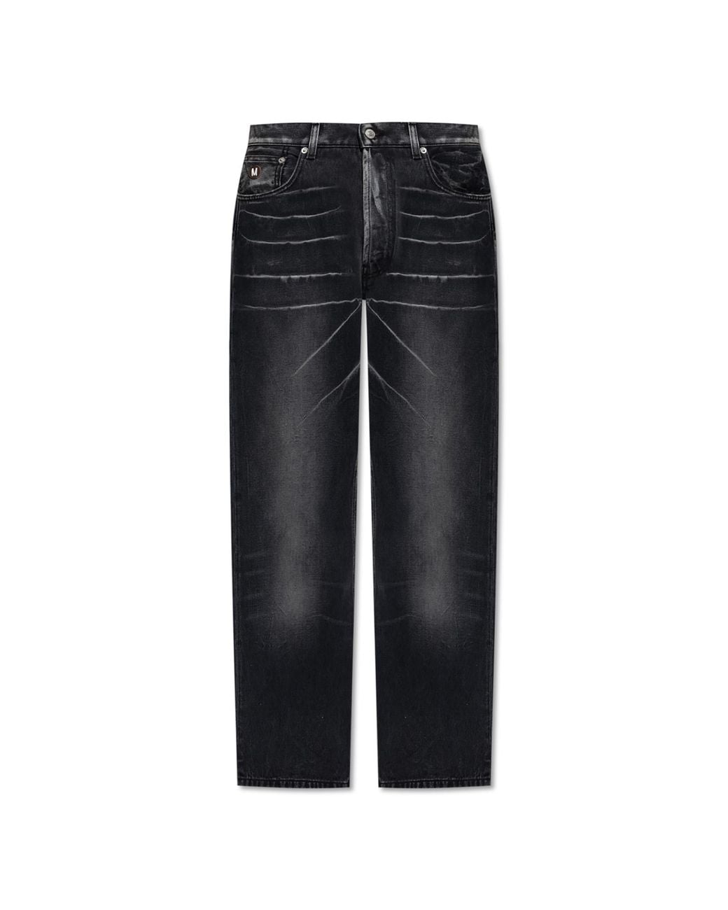 Moschino Black Straight-Leg Jeans for men