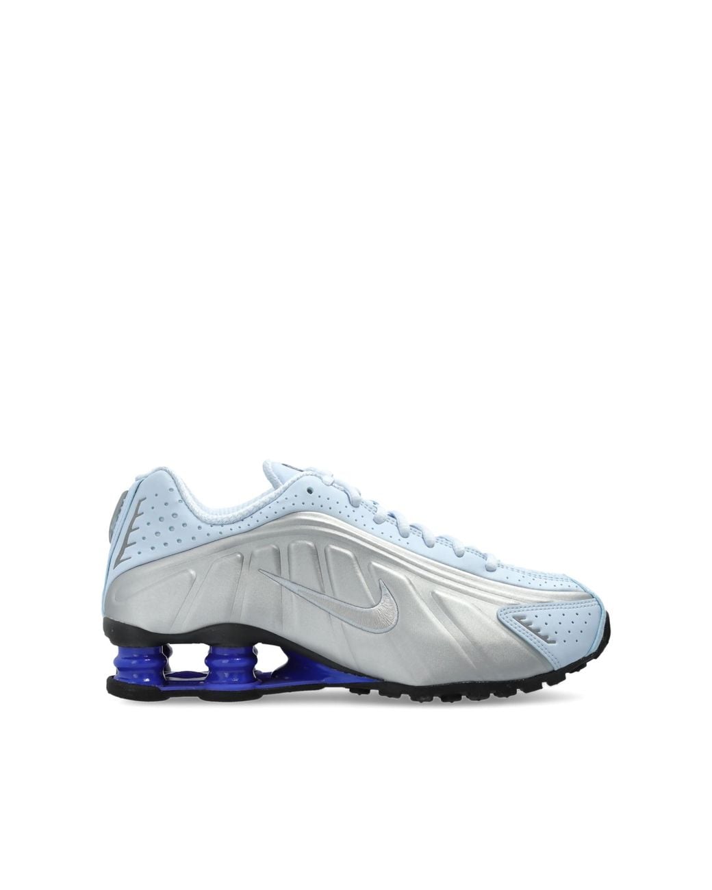 Nike White Sports Shoes "Shox R4"